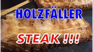 Holzfällersteaks vom Grill mariniert bzw. gepökelt --- Klaus grillt