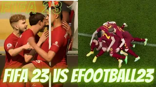 FIFA 23 Celebrations vs EFOOTBALL 2023 Celebrations [PS4 Slim Gameplay]