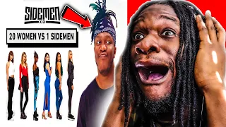 PURE MADNESS! | 20 WOMEN VS 1 SIDEMEN: KSI EDITION (REACTION)