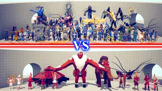 SECRET ADDON TEAM vs BOSS UNITS TEAM - Totally Accurate Battle Simulator TABS