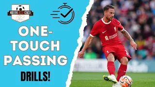 FAST One Touch Passing Exercises!