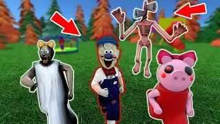 Baby Granny, Ice Scream, Piggy vs baby Siren Head - funny horror animation parody (p.78)