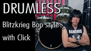 Blitzkrieg Bop Ramones  style Backing Trak Drumless | Fast Punk 210 bpm with Click