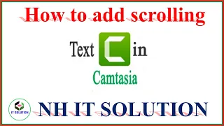 How to Add Scrolling Text On Your video Camtasia Studio 9 Bangla Tutorial || Rolling Text Effect