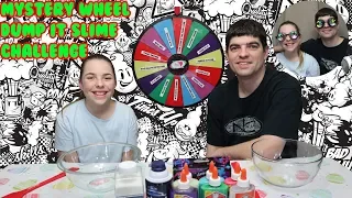 Mystery Wheel of DUMP IT Slime Challenge with a Twist