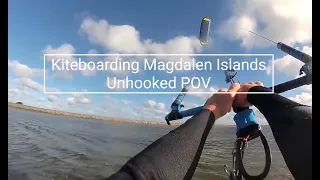 Kiteboarding Magdalen Islands - Unhooked POV