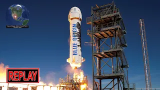 REPLAY: New Shepard crewed suborbital flight NS-25 (19 May 2024)