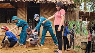 A single mother reported to the police to arrest her mother-in-law and her strange, cruel sister