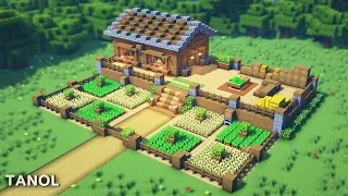 ⚒️ 마인크래프트 건축 : 거대한 농장 집 만들기