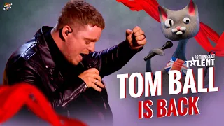 What has happened to Tom Ball on BGT? Why did Tom Ball appear as Noodle the Cat?