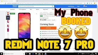 Redmi note 7 Pro Booked On MI Flash Sale