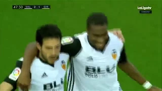 Valencia vs Girona 2-1 Resumen Highlights Goles La Liga 06/01/2018