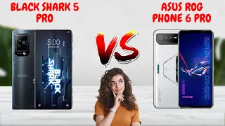 ASUS ROG PHONE 6 PRO VS BLACK SHARK 5 PRO | FULL SPECIFICATION |  COMPARISON