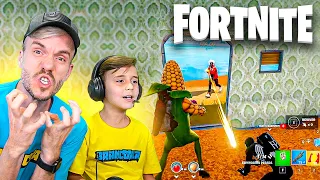 PASSEI NERVOSO NO FORTNITE - Família Brancoala Games