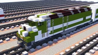 Minecraft GO Transit MP40PH-3C Locomotive Tutorial