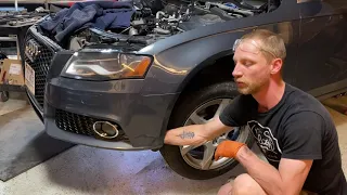 How to remove engine & replace pistons! Audi A4 2.0T tips and tricks!