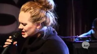 Adele- Someone like you (AOL Sessions LIVE)
