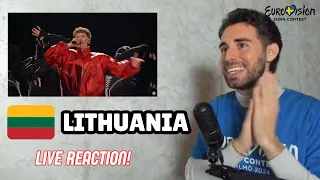 Silvester Belt "LUKTELK" 🇱🇹 LITHUANIA | SPANISH REACTS to LIVE PERFORMANCE EUROVISION 2024 Reaction