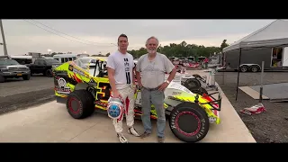 Victory lane for Nelson Mason #35 | Ransomville Speedway | #maserace #sportsman