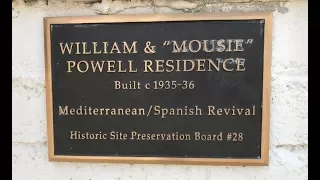 Visiting Actor William Powell's Former Palm Springs Home - Now An Historic Site