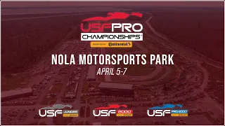 USF Juniors - Qualifying & USF2000 - Race 2 & USF Pro 2000 - Race 2 - NOLA Motorsports Park