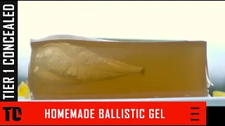 Homemade Ballistic Gel vs. Clear Ballistics Synthetic Gelatin