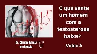 O que sente e apresenta um homem com a testosterona baixa? VÍDEO 4