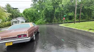 An American town walk in the spring rain, May 2024 #virginia