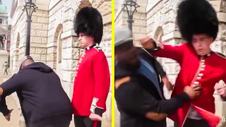 Karen VS Royal Guards! They Get What They Deserve