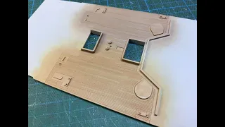 How I paint model ship Deck  Planking.. one for Ron!!