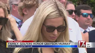 Family, friends, golfers honor Raleigh's Grayson Murray