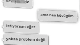 Kendinden küçük bir kıza bunu söyler miydin?