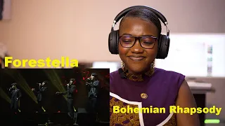 First Time Reaction to Bohemian Rhapsody - 포레스텔라 (강형호, 고우림, 배두훈, 조민규) / Forestella Mystique Live