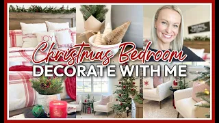 COZY CHRISTMAS BEDROOM 2023 DECORATE WITH ME | CHRISTMAS DECORATING IDEAS