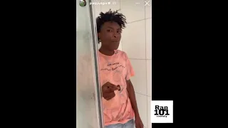 P Yungin caught Lil Dump smoking in a hotel shower