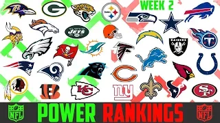 NFL Week 2 Power Rankings 2018 - WEEK 2 NFL POWER RANKINGS 2018 (UPDATED WEEKLY)
