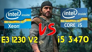 CORE I5 3470 VS XEON E3 1230 V2 BENCHMARKS 9 GAMES