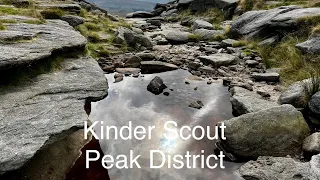 Hiking Kinder Scout in the Peak District