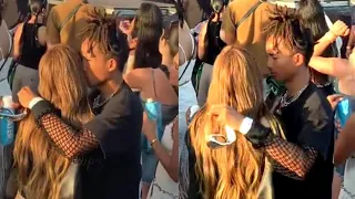 [ANOTHER LISA'S FAN CAM] LISA's Cute Little 🔥🔥 dance💃💃 With Jaden Smith At Coachella ✨