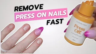 NO ACETONE | Safely Remove Press On Nails in 5 Minutes without Acetone | Glue On Nails