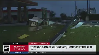 Tornado rips through homes, businesses in central Texas