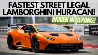 Fastest Street Legal Lamborghini Huracan STO Driven in Sepang International Circuit!