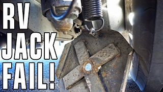Hydraulic RV Jack Fail! Four Lessons Learned