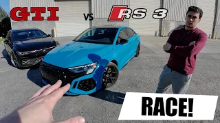 Stage 1 2022 MK8 GTI vs Stock 2023 8Y RS3