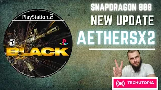 AetherSX2 New Update Red BLACK PS2 Games on Android I Snapdragon 888 Best Settings 30FPS Full Speed