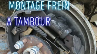 Montage frein à tambour Complet // Peugeot