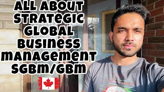 Strategic Global Business Management-Level 1 | Conestoga College | Dawood-Canada