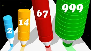 Crayon Rush 3D - Color Math Games (Part 03, Big Updated)