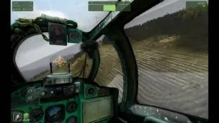 ArmA 2 - Free flight with Mi-24 Hind over Chernarus