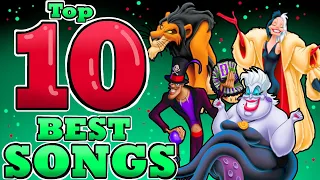 Top 10 Animated Disney Villain Songs